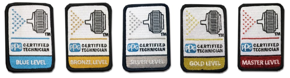 ppg certification badges